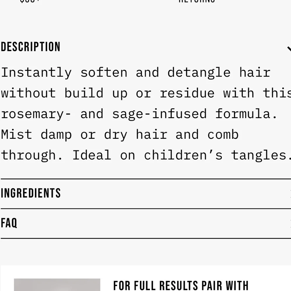 ❗️AG Care Conditioning Mist Detangling Spray NWT - Picture 13 of 16
